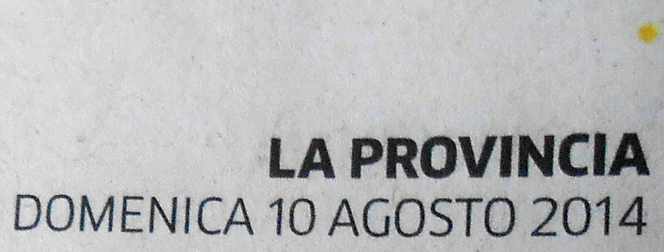 Anche “La Provincia” parla di noi…