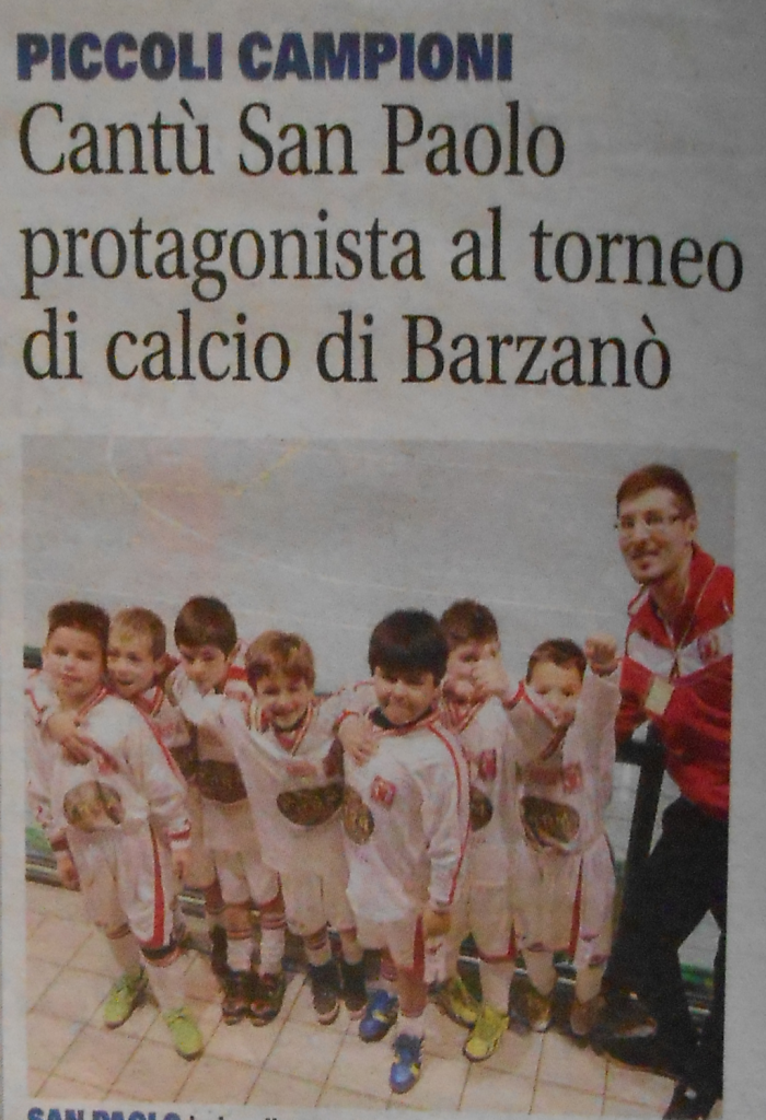 Giornale di Cantù: Scuola calcio protagonista al torneo di calcio di Barzanò