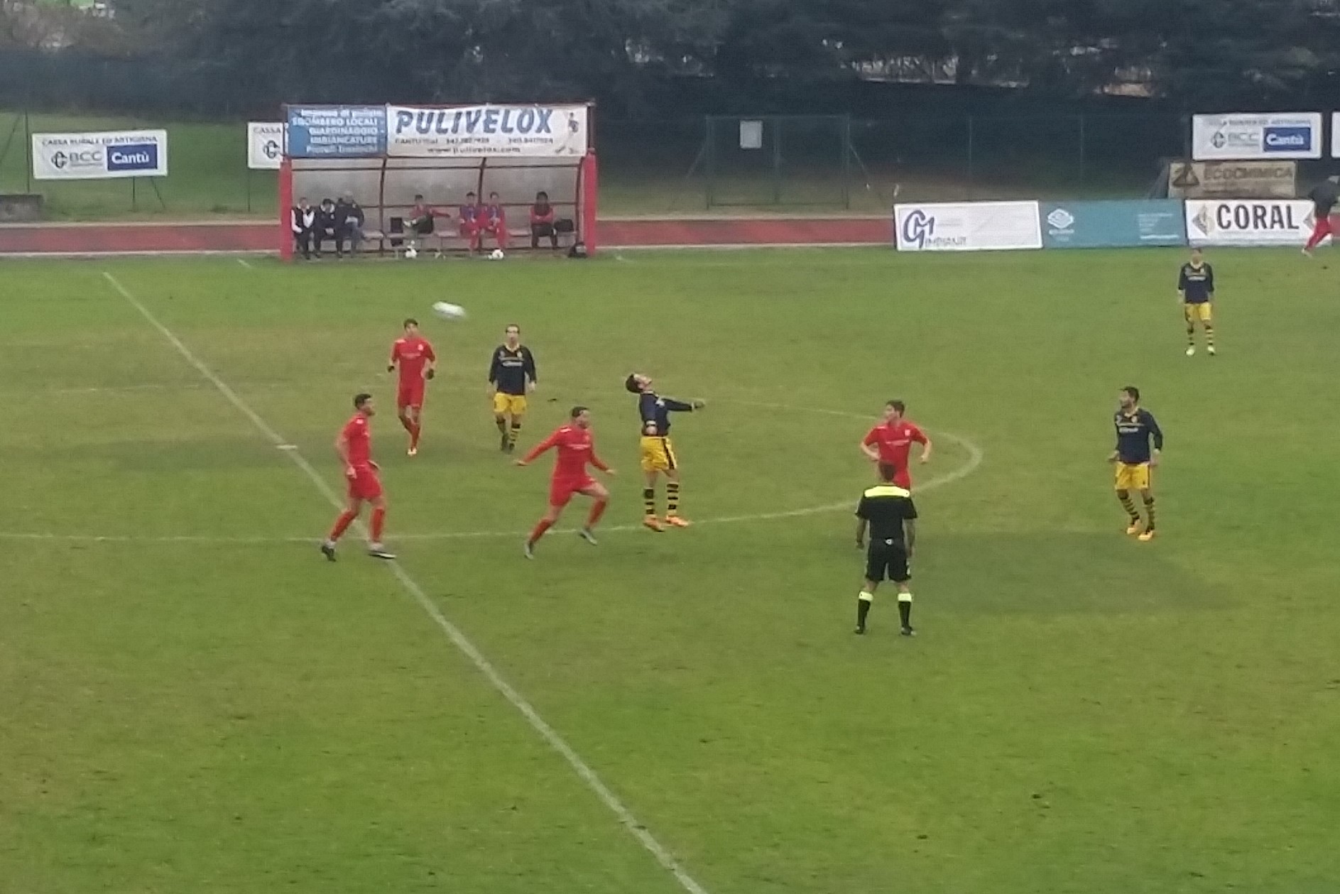 Prima Squadra: Cantù Sanpaolo vs Castello Vighizzolo 1 – 1