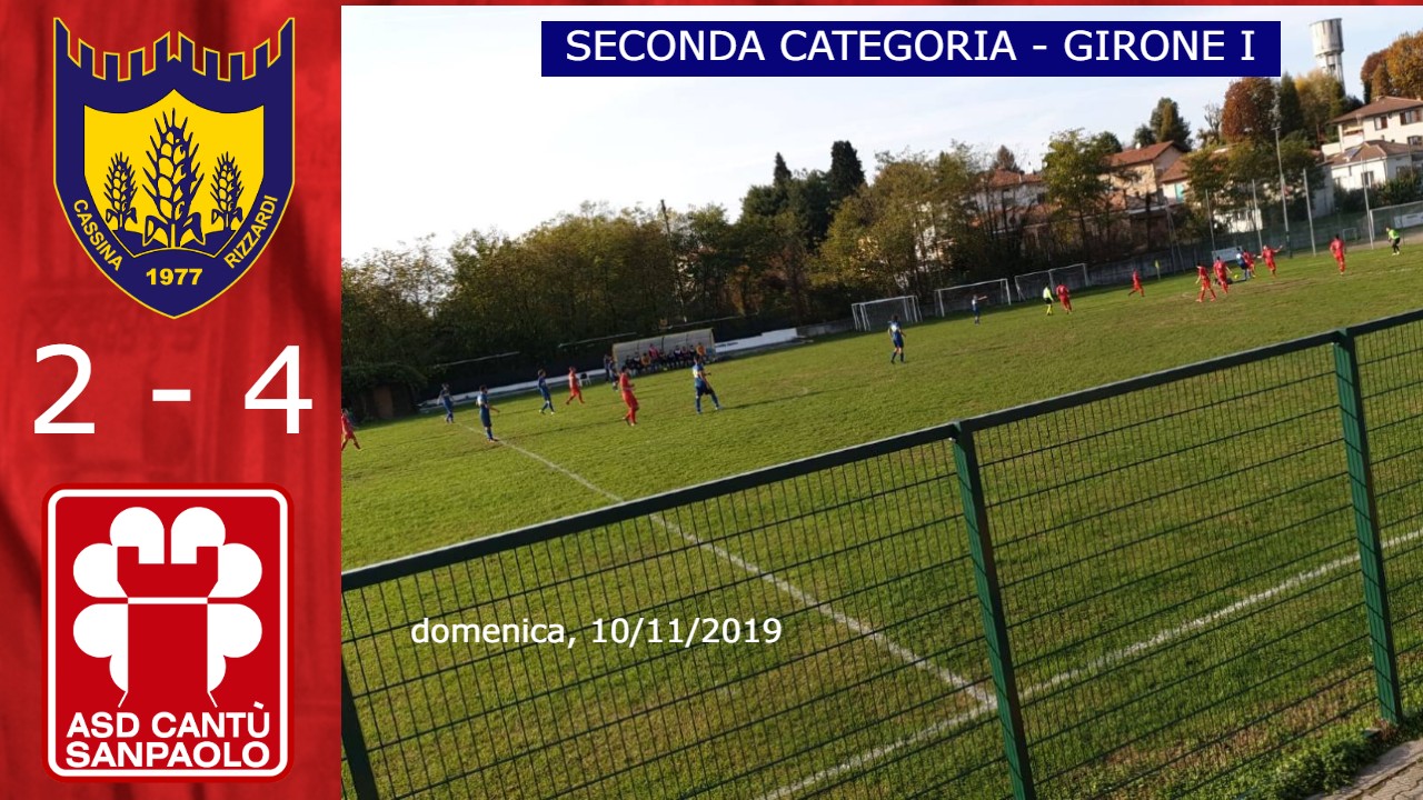Prima Squadra: Cassina Rizzardi vs Cantù Sanpaolo 2 – 4