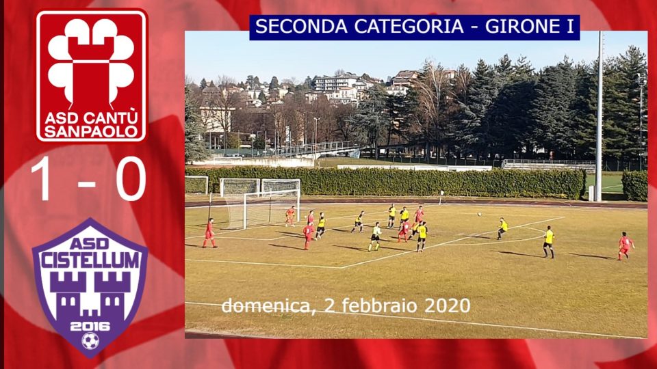 Prima Squadra: Cantù Sanpaolo vs Cistellum 2016 1 – 0