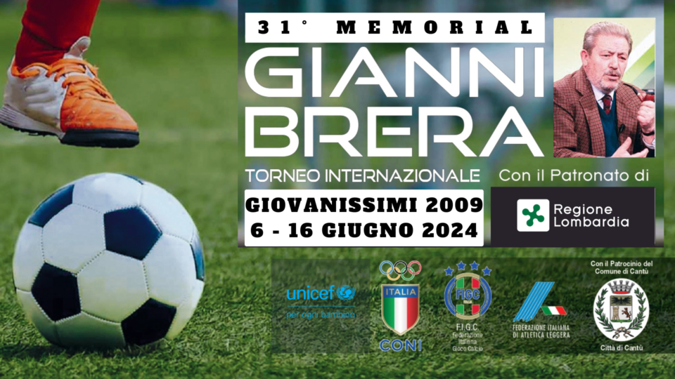 Sono aperte le iscrizioni al 31° Memorial GIANNI BRERA