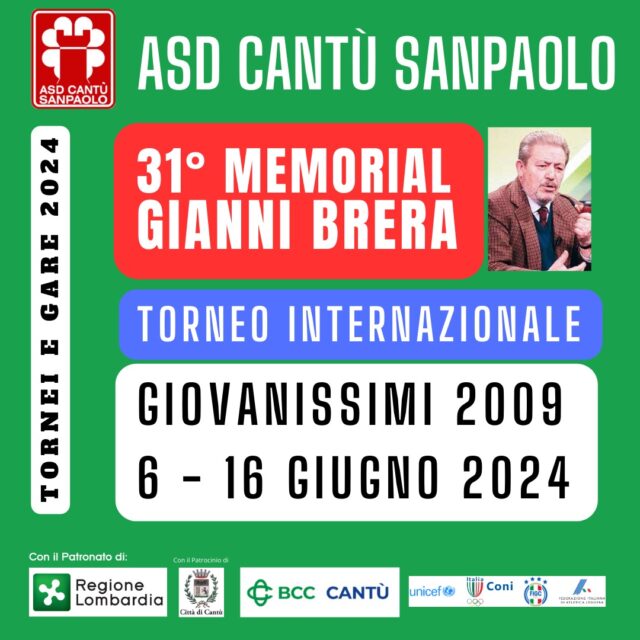31° Memorial GIANNI BRERA, si parte!!