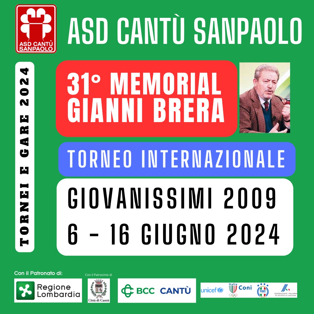 31° Memorial GIANNI BRERA, si parte!!